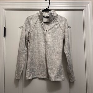 The North Face Gray Quarter-Zip pull over